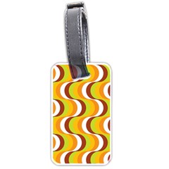 Retro Luggage Tag (one Side) by Siebenhuehner