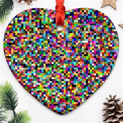 Color Heart Ornament