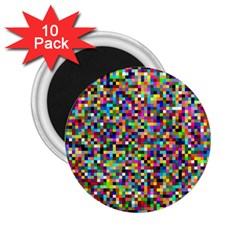 Color 2 25  Button Magnet (10 Pack) by Siebenhuehner