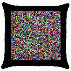 Color Black Throw Pillow Case by Siebenhuehner