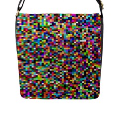 Color Flap Closure Messenger Bag (large) by Siebenhuehner