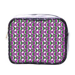 Retro Mini Travel Toiletry Bag (one Side) by Siebenhuehner