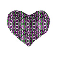 Retro 16  Premium Heart Shape Cushion  by Siebenhuehner