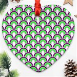 Retro Heart Ornament (Two Sides) Front