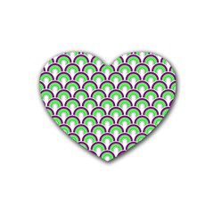 Retro Drink Coasters 4 Pack (heart)  by Siebenhuehner