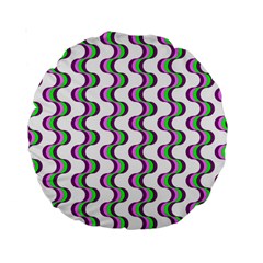 Retro 15  Premium Round Cushion  by Siebenhuehner