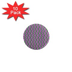 Pattern 1  Mini Button Magnet (10 Pack) by Siebenhuehner