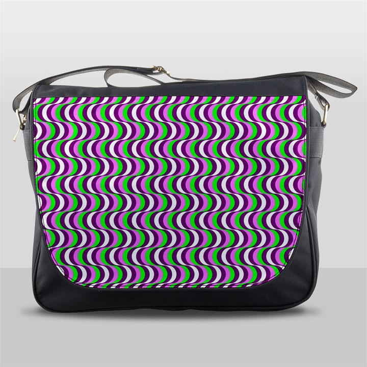 Pattern Messenger Bag