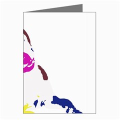 Untitled 3 Colour Greeting Card (8 Pack) by nadiajanedesign