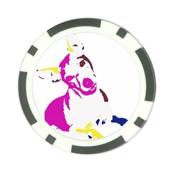 Untitled 3 Colour Poker Chip by nadiajanedesign