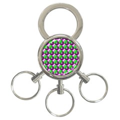 Pattern 3-ring Key Chain by Siebenhuehner