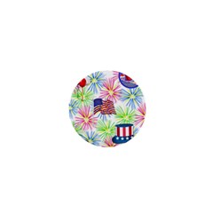 Patriot Fireworks 1  Mini Button by StuffOrSomething