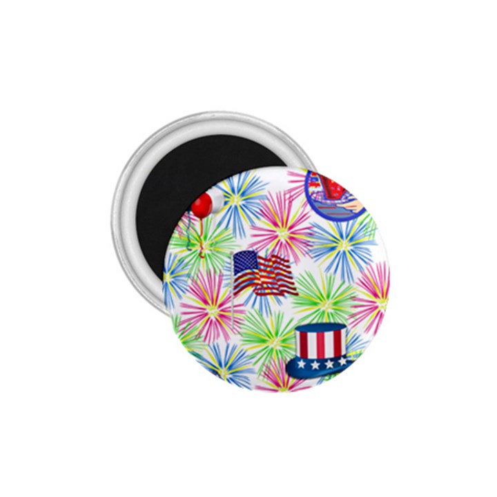 Patriot Fireworks 1.75  Button Magnet