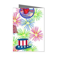 Patriot Fireworks Mini Greeting Card (8 Pack) by StuffOrSomething