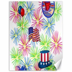 Patriot Fireworks Canvas 18  X 24  (unframed) by StuffOrSomething