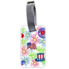 Patriot Fireworks Luggage Tag (two Sides) by StuffOrSomething