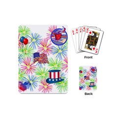 Patriot Fireworks Playing Cards (mini) by StuffOrSomething