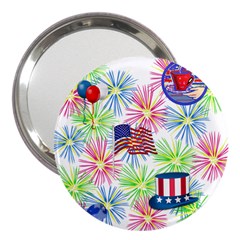 Patriot Fireworks 3  Handbag Mirror by StuffOrSomething