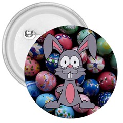 Easter Egg Bunny Treasure 3  Button by StuffOrSomething