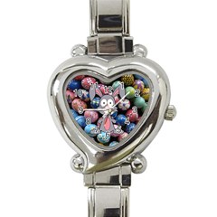 Easter Egg Bunny Treasure Heart Italian Charm Watch  by StuffOrSomething