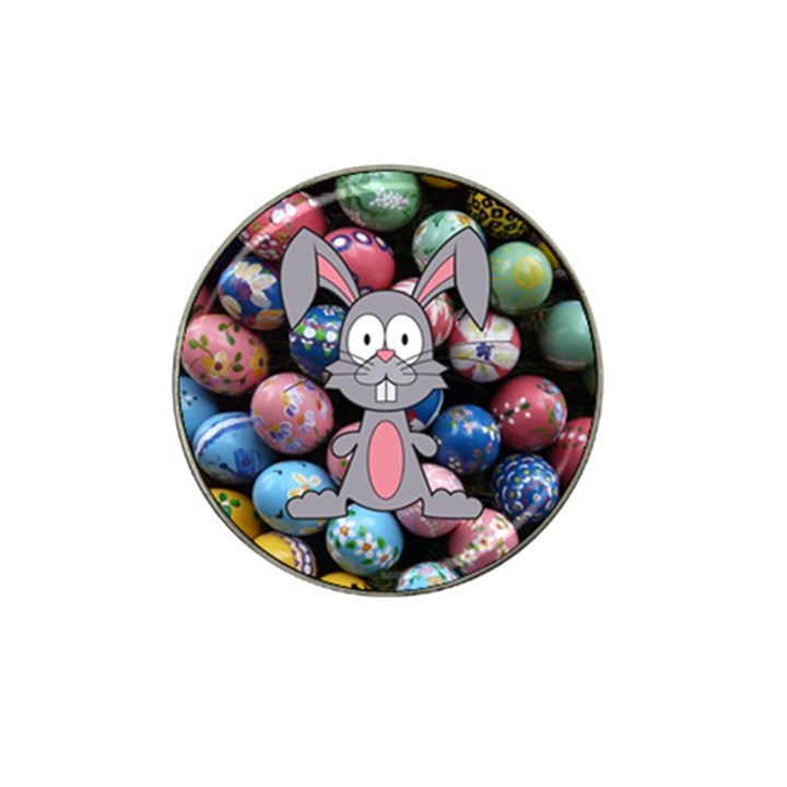 Easter Egg Bunny Treasure Golf Ball Marker (for Hat Clip)