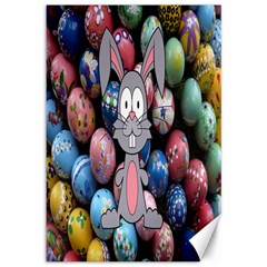 Easter Egg Bunny Treasure Canvas 12  X 18  (unframed) by StuffOrSomething