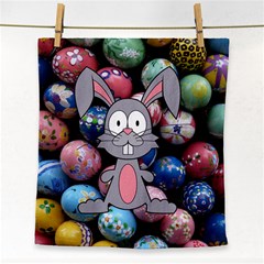 Easter Egg Bunny Treasure Face Towel by StuffOrSomething