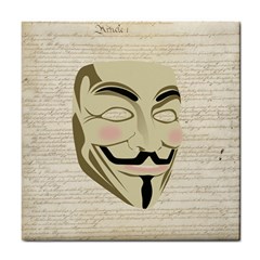 We The Anonymous People Ceramic Tile by StuffOrSomething