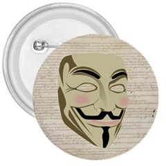 We The Anonymous People 3  Button by StuffOrSomething