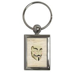 We The Anonymous People Key Chain (rectangle) by StuffOrSomething