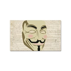 We The Anonymous People Sticker (rectangle) by StuffOrSomething