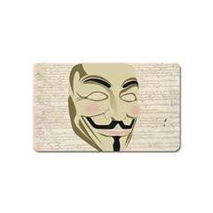 We The Anonymous People Magnet (name Card) by StuffOrSomething