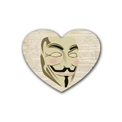 We The Anonymous People Drink Coasters (heart) by StuffOrSomething