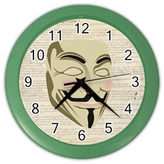 We The Anonymous People Wall Clock (color) by StuffOrSomething