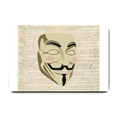 We The Anonymous People Small Door Mat by StuffOrSomething