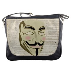 We The Anonymous People Messenger Bag by StuffOrSomething