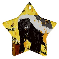 Honeybadgersnack Star Ornament