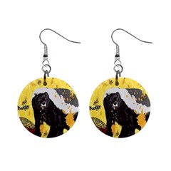 Honeybadgersnack Mini Button Earrings by BlueVelvetDesigns