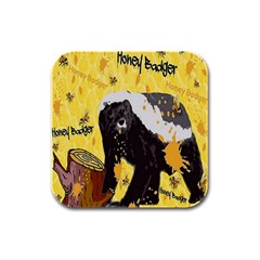 Honeybadgersnack Drink Coasters 4 Pack (square) by BlueVelvetDesigns