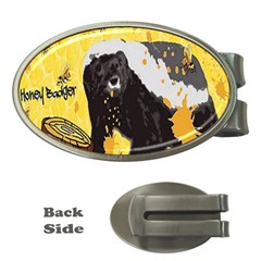 Honeybadgersnack Money Clip (oval) by BlueVelvetDesigns