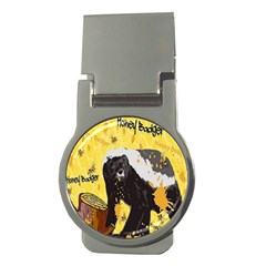 Honeybadgersnack Money Clip (round) by BlueVelvetDesigns