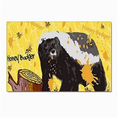 Honeybadgersnack Postcard 4 x 6  (10 Pack) by BlueVelvetDesigns