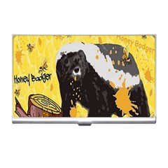 Honeybadgersnack Business Card Holder by BlueVelvetDesigns