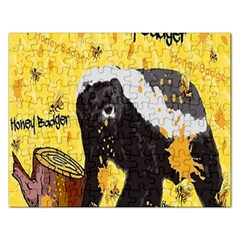 Honeybadgersnack Jigsaw Puzzle (rectangle) by BlueVelvetDesigns