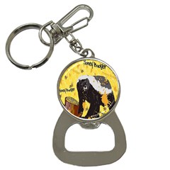 Honeybadgersnack Bottle Opener Key Chain by BlueVelvetDesigns