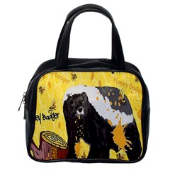 Honeybadgersnack Classic Handbag (one Side) by BlueVelvetDesigns