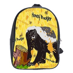 Honeybadgersnack School Bag (large) by BlueVelvetDesigns