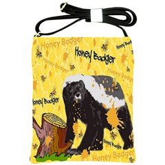 Honeybadgersnack Shoulder Sling Bag by BlueVelvetDesigns