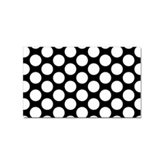 Black And White Polkadot Sticker 10 Pack (rectangle) by Zandiepants