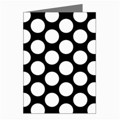 Black And White Polkadot Greeting Card (8 Pack) by Zandiepants